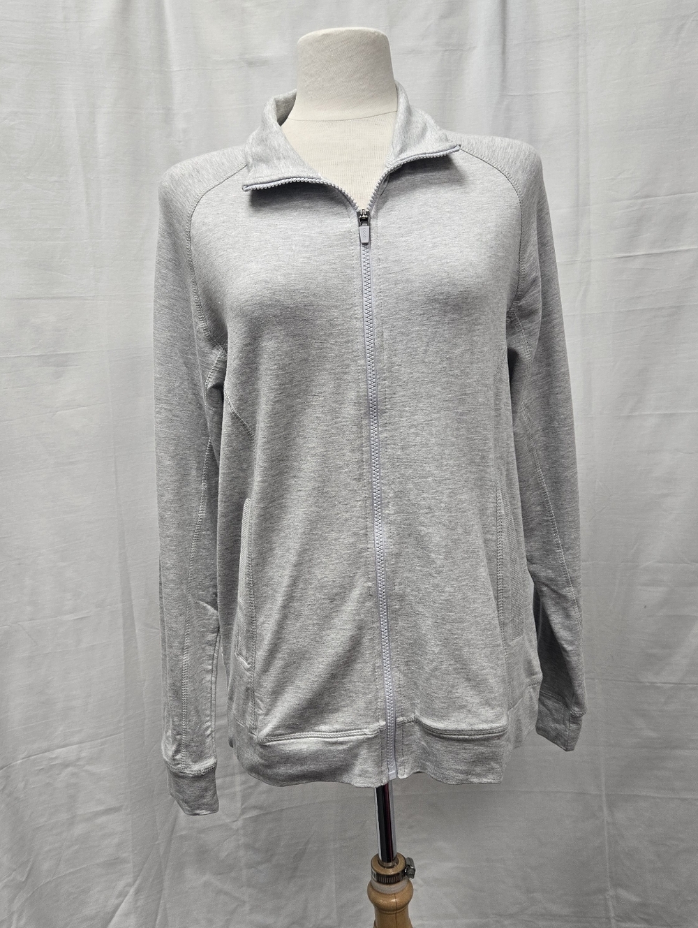 BOODY Women's Grey Zip-Up Jacket